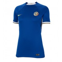 Camiseta Chelsea Romeo Lavia #45 Primera Equipación para mujer 2023-24 manga corta